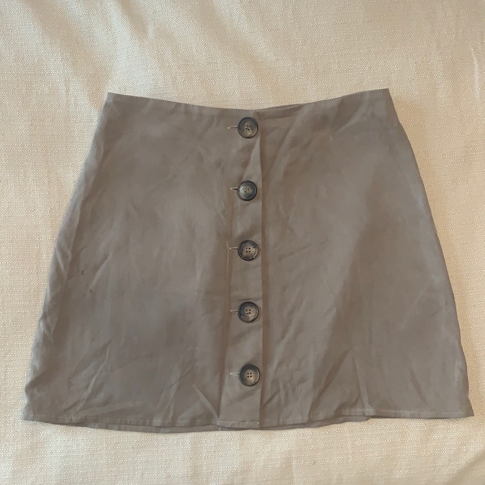 Reformation Button Up Skirt